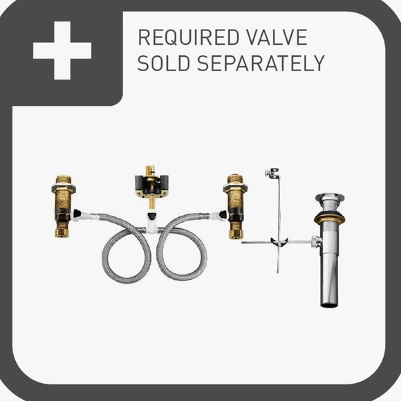 Moen Gibson Matte Black Widespread Bathroom Faucet - Modern 3-Piece Set - Picture 8 of 8